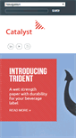 Mobile Screenshot of catalystpaper.com